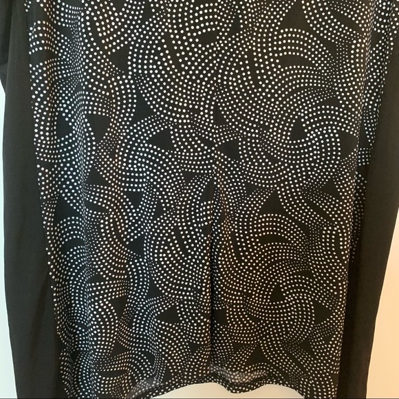 Womens Plus Size Susan Lawrence Black & White Tank Top 2x - Picture 6 of 12